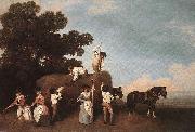 George Stubbs Haymakers painting